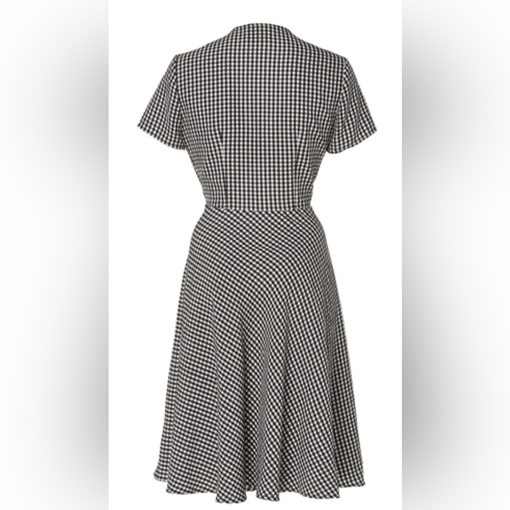 Solid And Stiped Gingham Daisy Cut Out Dress - Li… - image 7
